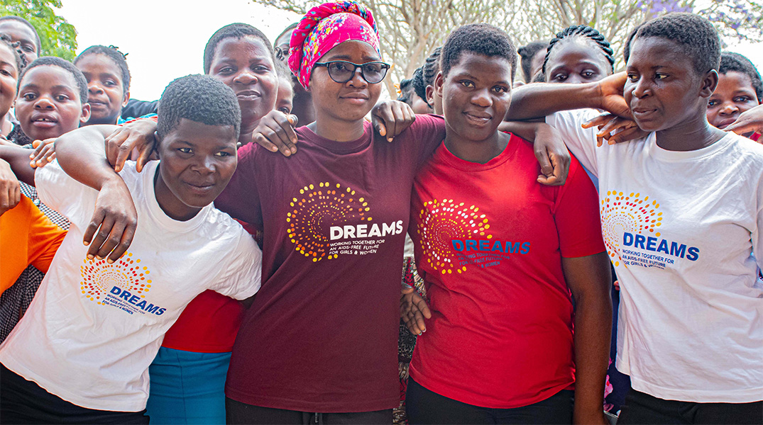 Adolescent girls under DAPP Malawi's TCE–HIV Prevention Project