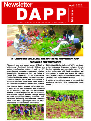 Newsletter April 2025 - DAPP Malawi