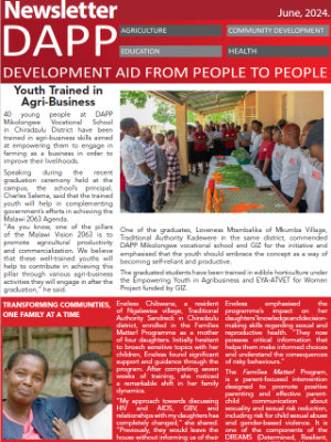 Newsletter June 2024 - DAPP Malawi