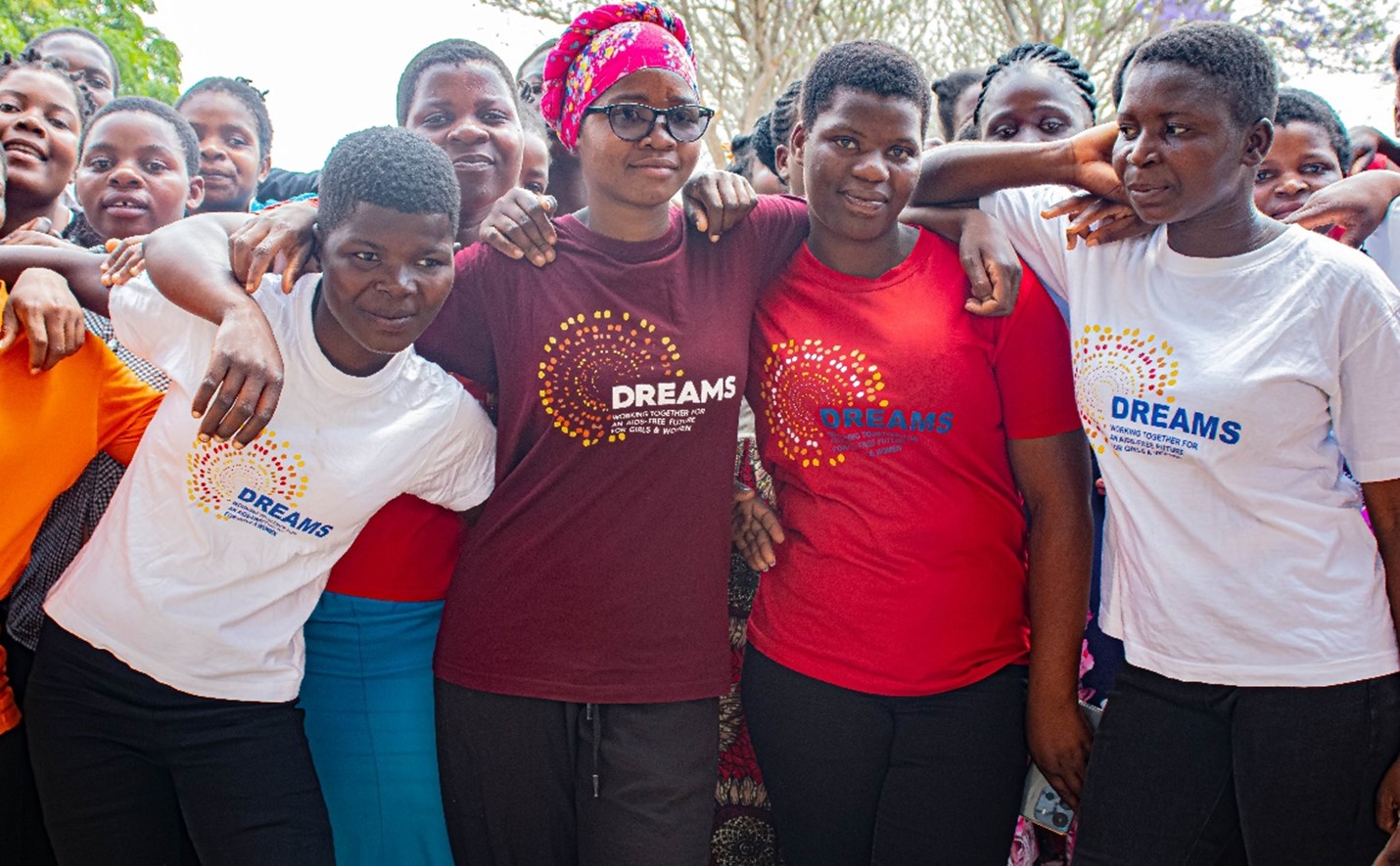 DREAMS is about young girls and women and prevention of HIV and Gender Based Violence